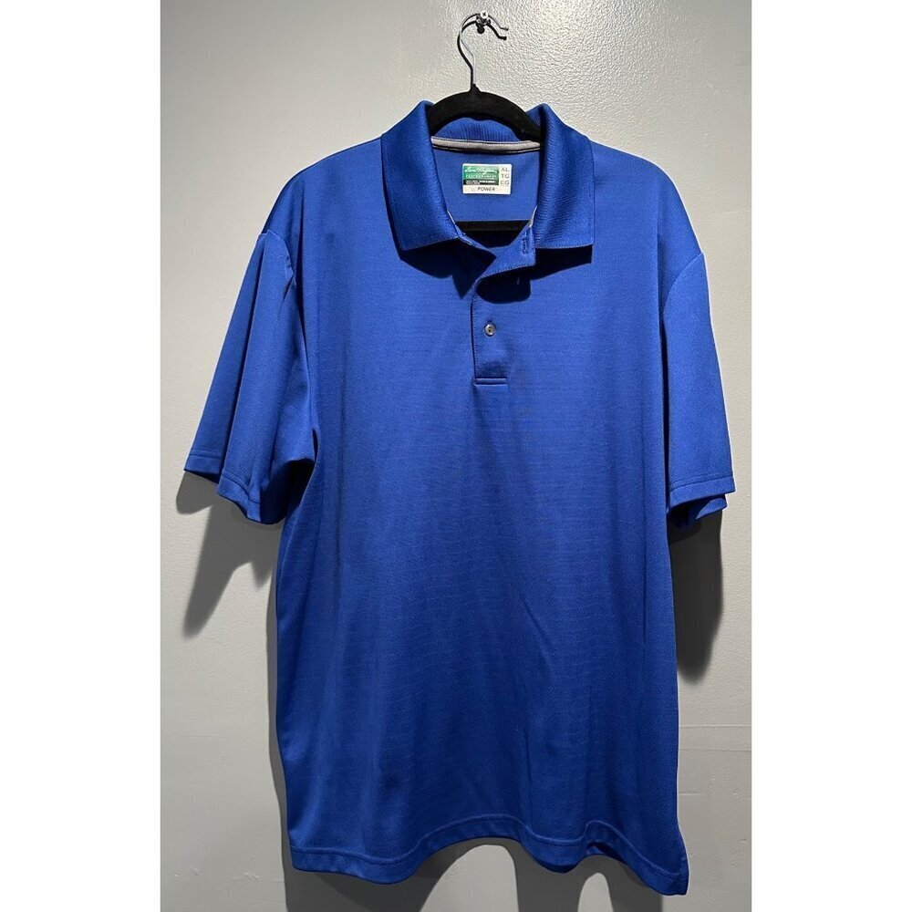 Ben Hogan Performance Polo Shirt XL Royal Blue Power Air Golf Shirt Men’s Short